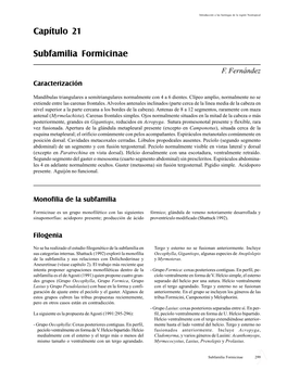 Capítulo 21 Subfamilia Formicinae