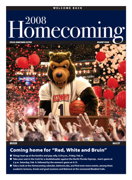 Homecomingspecial HOMECOMING SECTION BELMONT VISION