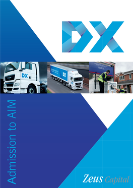 DX (Group) Plc Admission Document