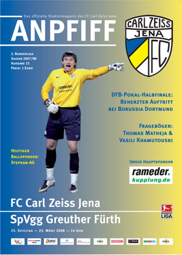 FC Carl Zeiss Jena Spvgg Greuther Fürth 25