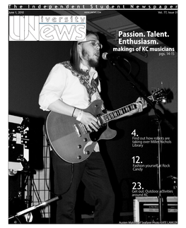 Passion. Talent. Enthusiasm. Makings of KC Musicians Pgs