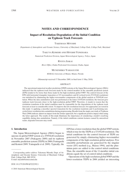 Impact of Resolution Degradation of the Initial Condition on Typhoon Track Forecasts