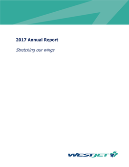 2017 Westjet Annual Report