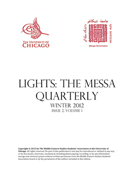 Lights: the MESSA Journal