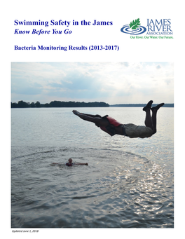 Swimming Safety in the James – Know Before You Go