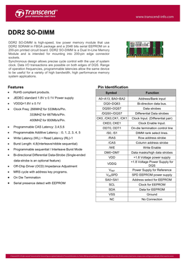 Ddr2 So-Dimm