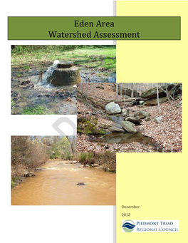 Eden Area Watershed Assessment