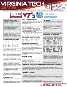 Lpd Acc, Power 5, Fbs Leaders Key Rushing Stats Hokies