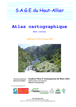 S.A.G.E.Du Haut-Allier Atlas Cartographique