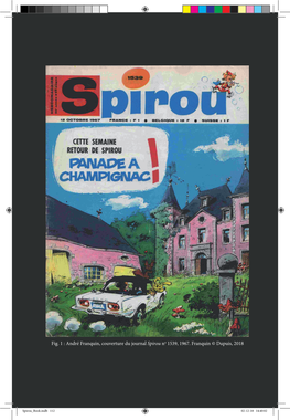 Fig. 1 : André Franquin, Couverture Du Journal Spirou No 1539, 1967