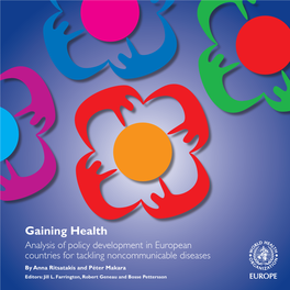 Gaining Health : Analysis of Policy Development in European