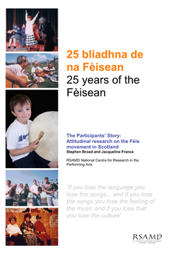 25 Years of Fèisean (RSAMD)