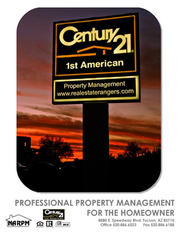 Professional Property Management for the Homeowner 8880 E