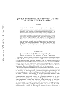 Quantum Trajectories, State Diffusion and Time Asymmetric Eventum Mechanics