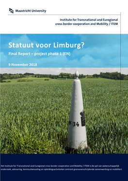 A Statute for Limburg?