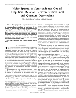 Noise Spectra of Semiconductor Optical Amplifiers: Relation