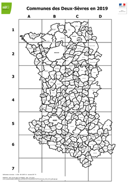 Communes Des Deux-Sèvres En 2019 a B C D