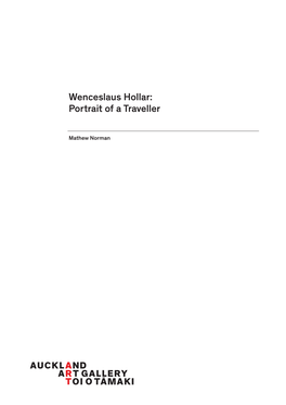 Wenceslaus Hollar: Portrait of a Traveller