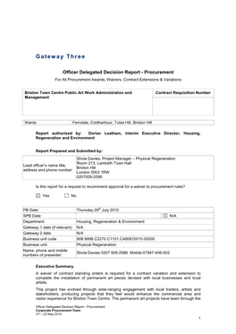 Btcart Procurement ODDR(V3)