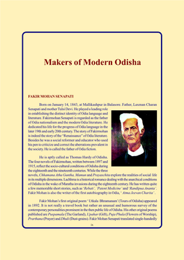 Makers of Modern Odisha