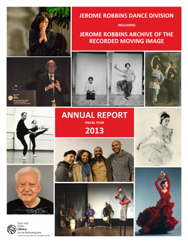 Jerome Robbins Dance Division Including Jerome Robbins Archive of the Recorded Moving Image