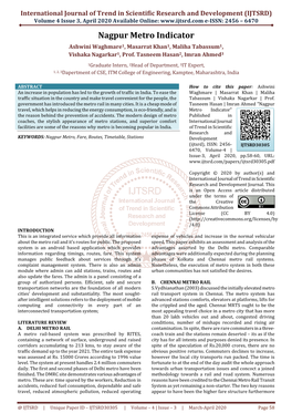 9 Nagpur Metro Indicator