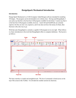 Designspark Mechanical Introduction