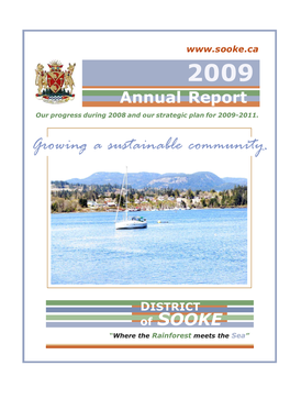 2008 Annual Report of the Sooke Fire Rescue Service