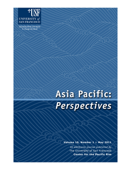 Asia Pacific: Perspectives ∙ May 2011 Downloaded from Asia Pacific: Perspectives ∙ May 2011