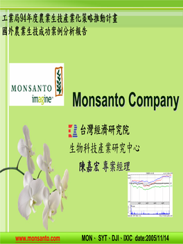 農業生技大廠monsanto 個案分析(200511)