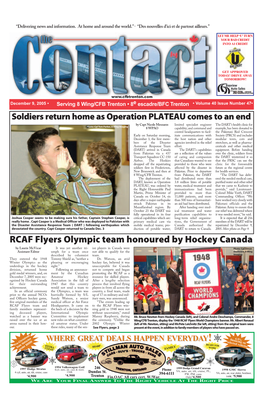 RCAF Flyers Olympic Team Honoured by Hockey Canada