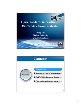 Open Standards in Practice — OGC China Forum Activities