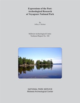 Archeological Research at Voyageurs National Park