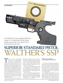 Superior Standard Pistol Walther's