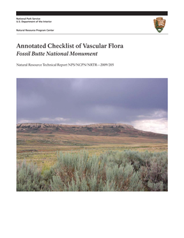 Annotated Checklist of Vascular Flora, Fossil