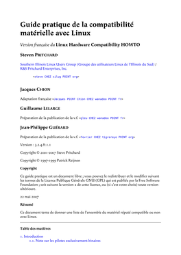 Guide Pratique De La Compatibilité Matérielle Avec Linux