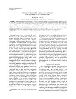 A Hostplant-Induced Larval Polyphenism in Hyalophora Euryalus (Saturniidae)