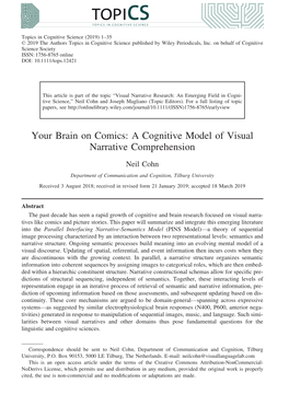 A Cognitive Model of Visual Narrative Comprehension