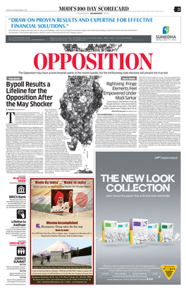 Bypoll Results a Lifeline for the Opposition After the May Shocker