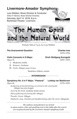 Concert Program