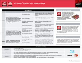 ATI Radeon™ Graphics Quick Reference Guide