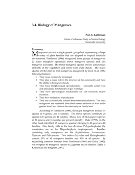 Biology-Of-Mangroves