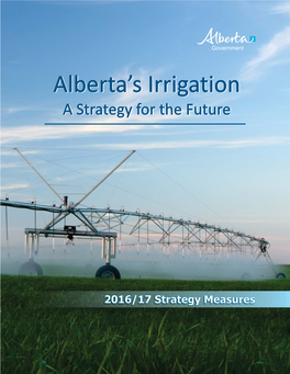 Alberta's Irrigation Alberta's Irrigation Alberta's Irrigation Alberta's Irrigation