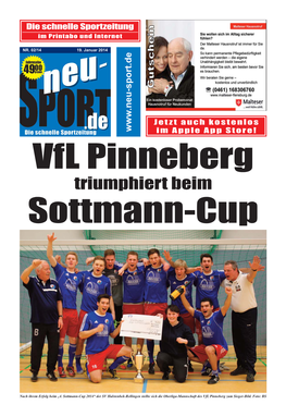 Triumphiert Beim Sottmann-Cup