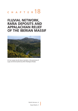 Chapter 18: Fluvial Network, Raña Deposits and Appalachian