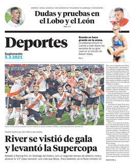 River Se Vistió De Gala Y Levantó La Supercopa