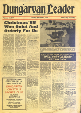 Christmas'88 Was Quiet and Orderly for Us