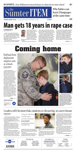 Coming Home Dad Back from Deployment Surprises Sons at Schools