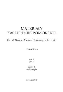 Materiały Zachodniopomorskie