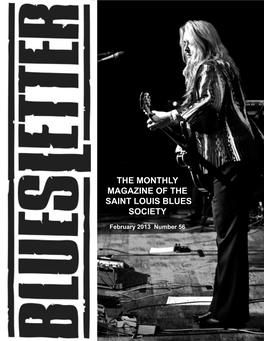 The Monthly Magazine of the Saint Louis Blues Society